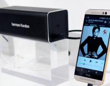 Bluetooth динамик Harman Kardon One – специально для смартфонов HTC